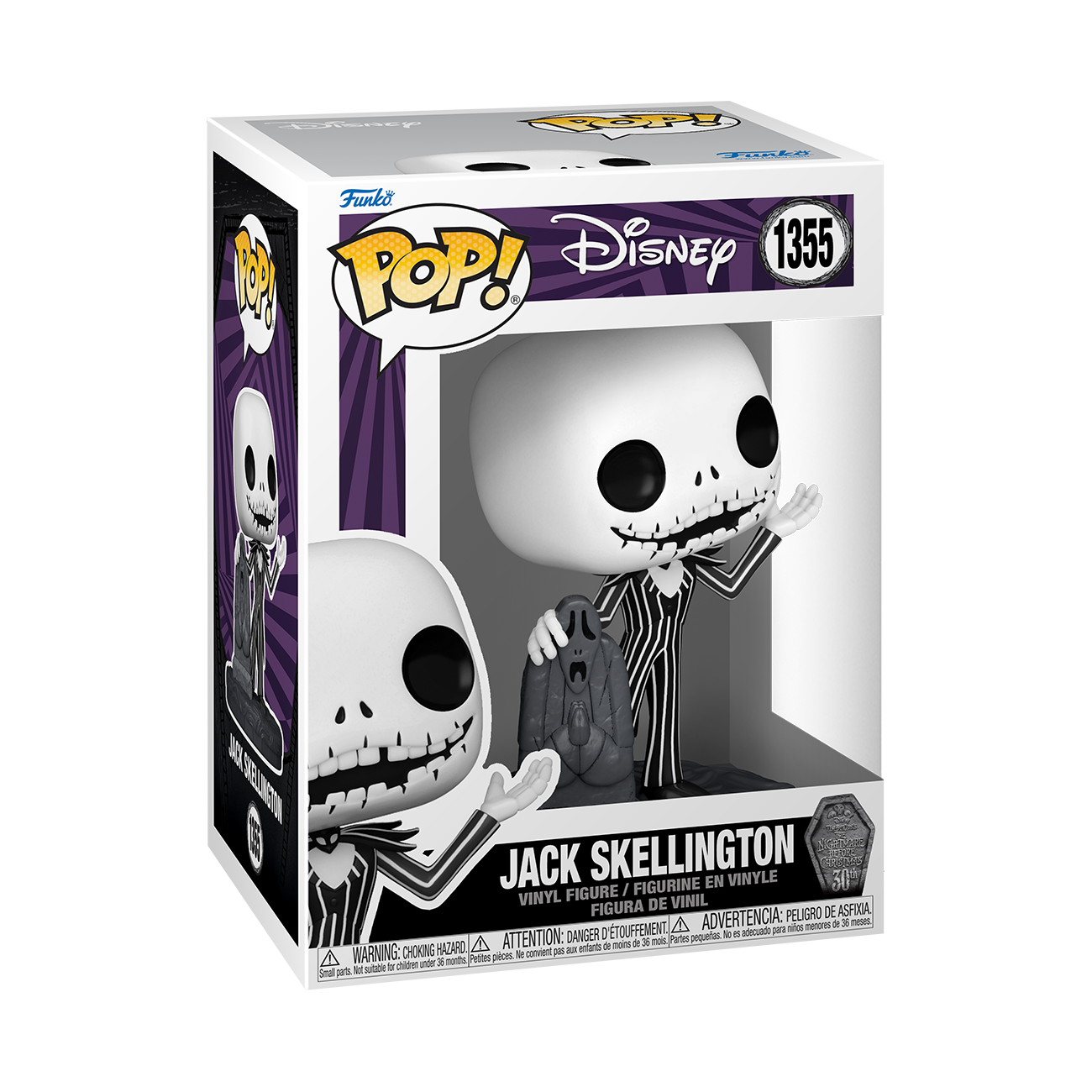 POP! Disney: Jack Skellington with Gravestone - The Nightmare Before Christmas
