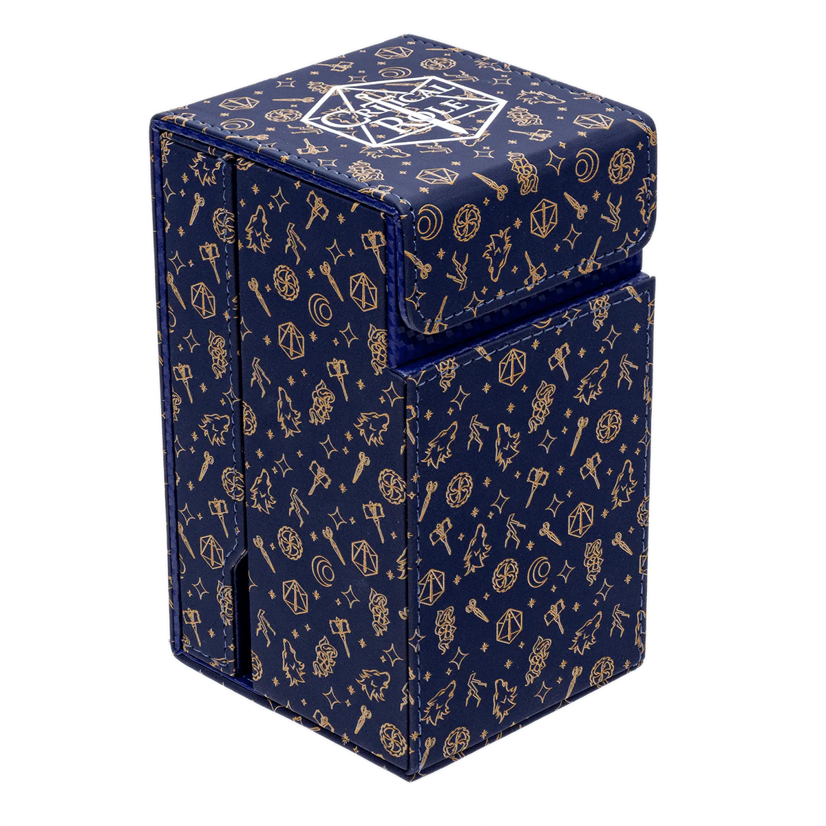 Ultra Pro: Printed Leatherette Dice Tower featuring - Bells Hells Pattern from Critical Role