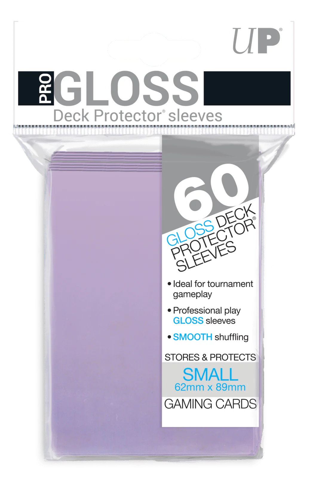 Ultra Pro: PRO-Gloss 60ct Small Deck Protector® Sleeves - Lilac
