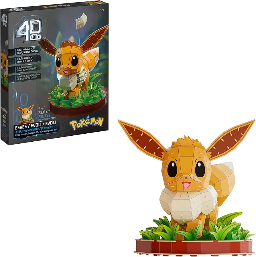 Spin Master | Evoli 4D Build Puzzle | Pokémon