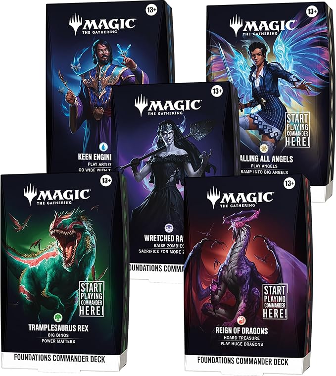 Magic: The Gathering | Foundations | Commander Decks (5 Stk.) (DE)