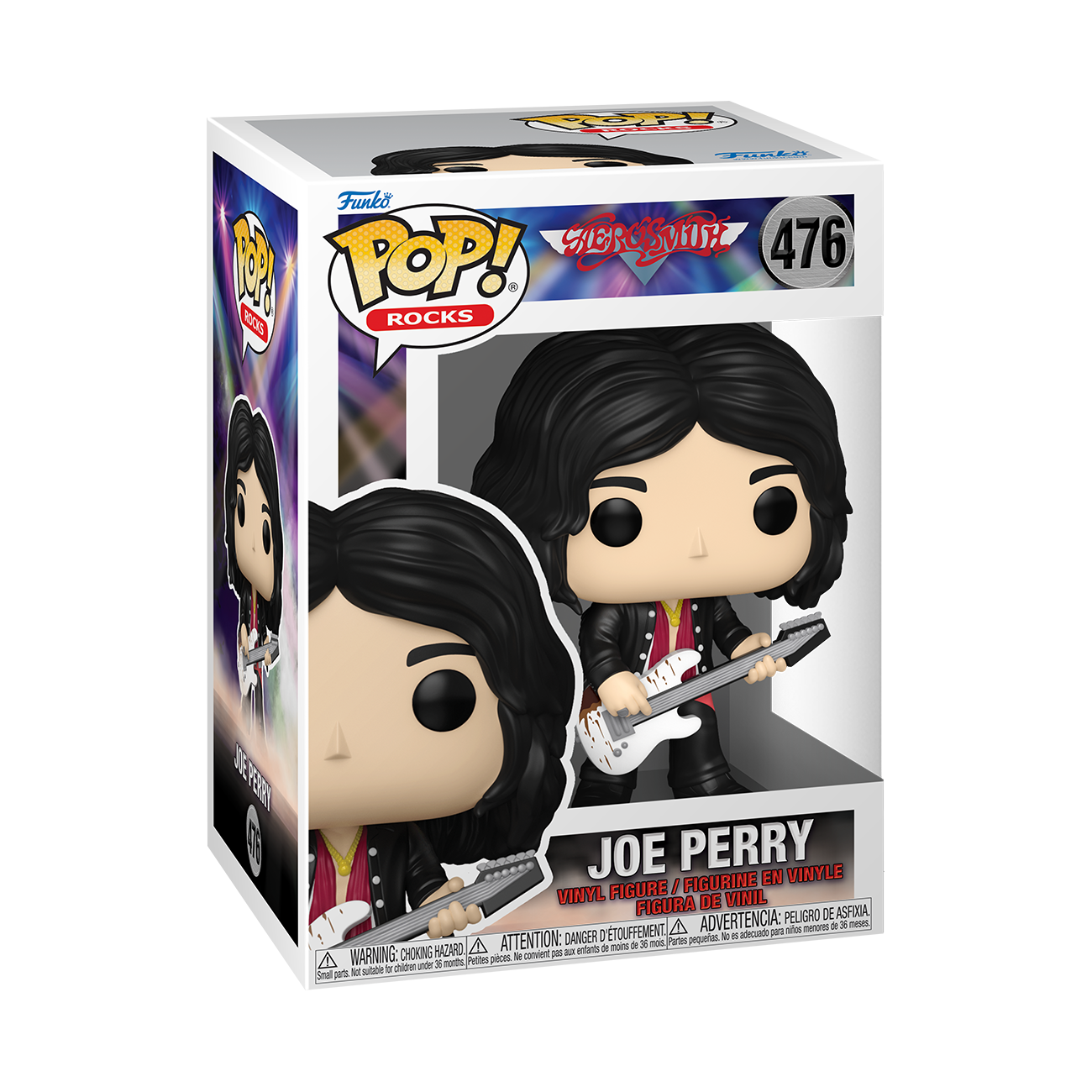 POP! Rocks: Joe Perry with white Guitar - Aerosmith