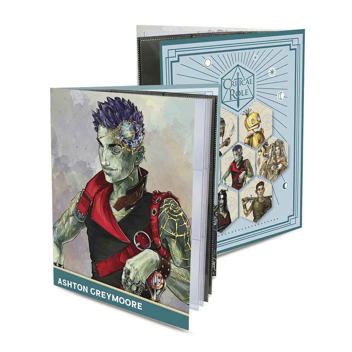 Ultra Pro: RPG Folio with Stickers featuring - Ashton Greymoore from Critical Role