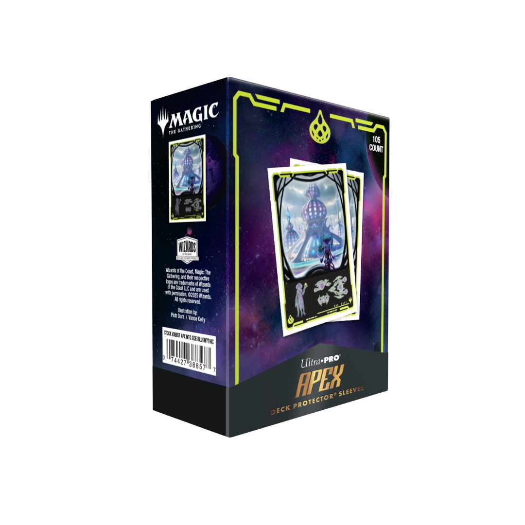 Ultra Pro - Edge of Eternities - Uthros, Titanic Godcore - 105ct Apex Deck Protector Sleeves for Magic: The Gathering