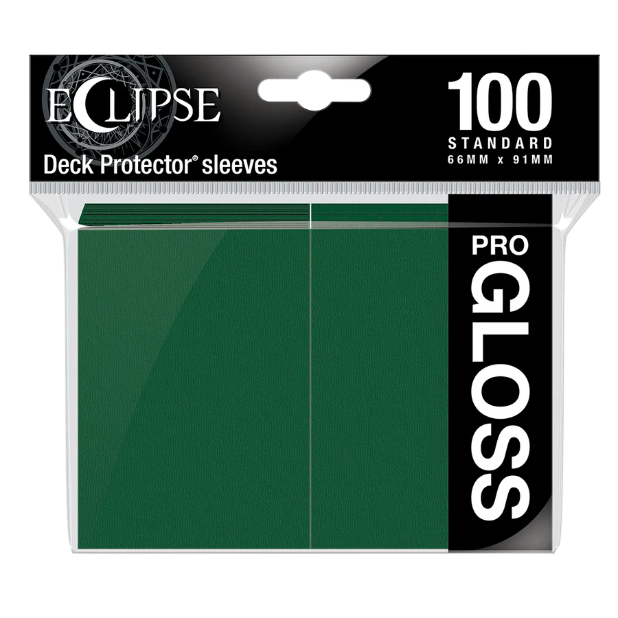 Ultra Pro: Eclipse Gloss Standard Sleeves - Forest Green