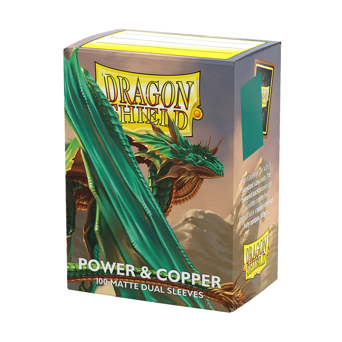 Dragon Shield: Power & Copper - Matte Dual Sleeves - Standard Size