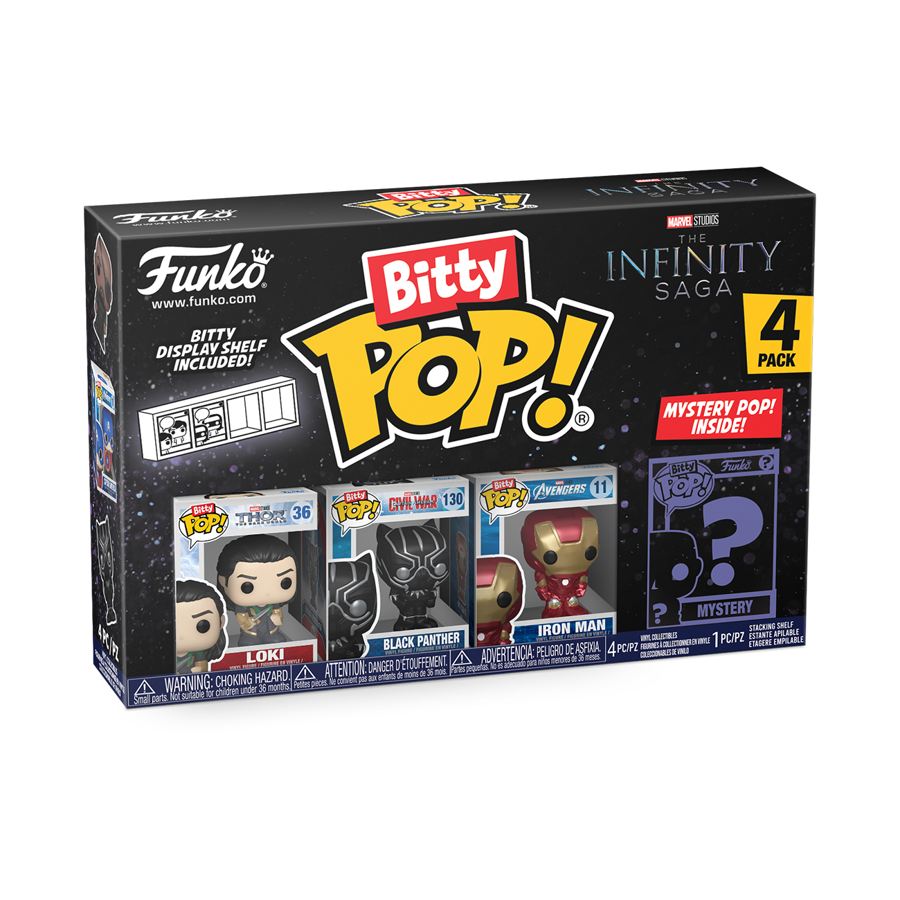 Bitty POP!: Loki 4-Pack Series 4 - Avengers Infinity War
