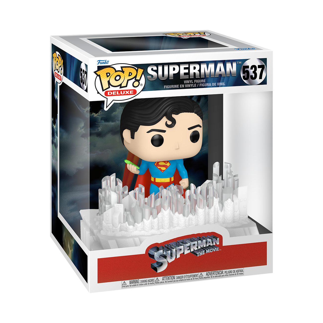 POP Deluxe: Superman with Crystal (Fortress of Solitude) - DC Comics