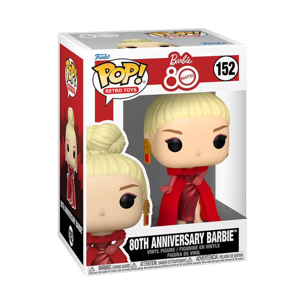 POP! Retro Toys: 80th Anniversary Barbie - Barbie
