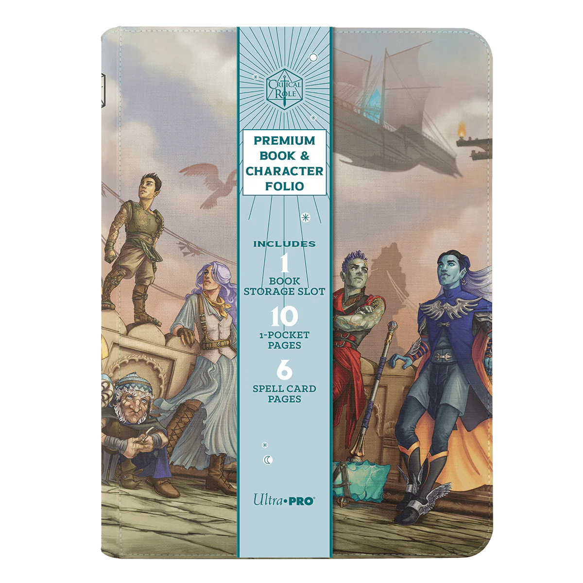 Ultra Pro: Printed Leatherette Book Folio featuring - Bells Hells Team Lineup from Critical Role