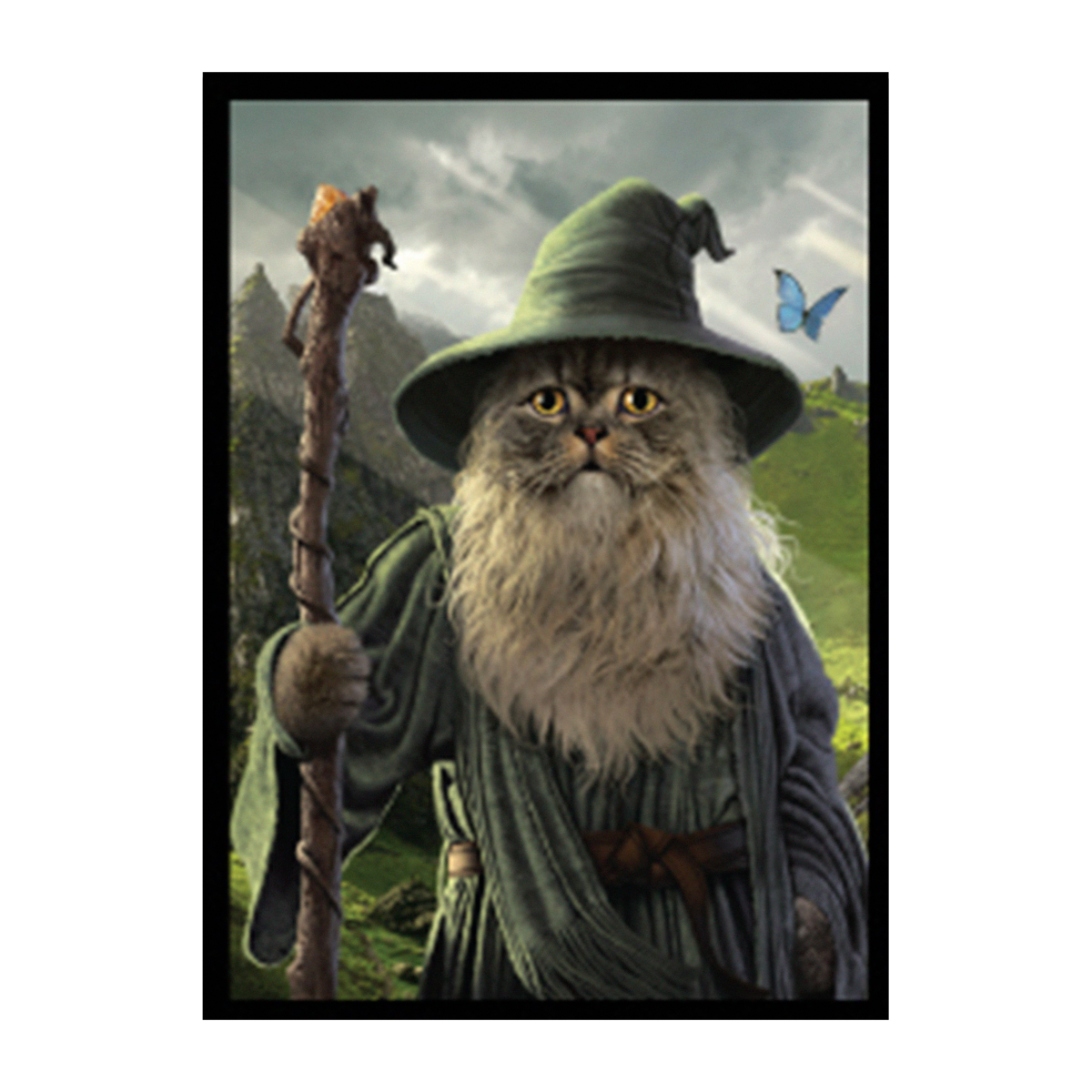 Ultra Pro | Movie Cats - Catdalf | Double-Matte White Core Sleeves (50 Stk.)