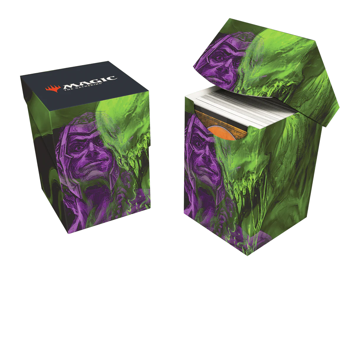 Ultra Pro: Duskmourn Tyvar, the Pummeler (Double Exposure Alt) - 100+ Deck Box