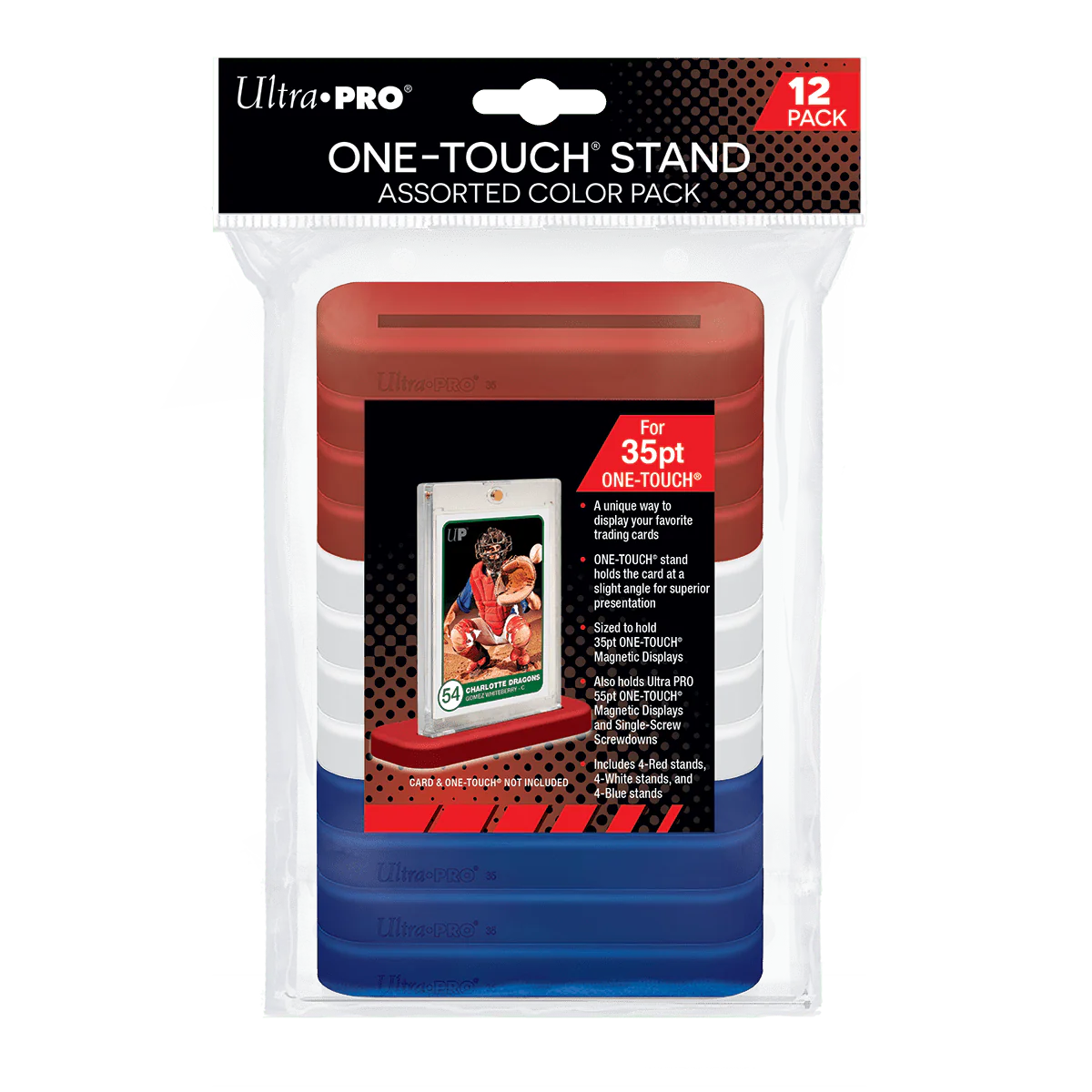 Ultra Pro: One-Touch Stand 35pt Assorted Color - 12-pack