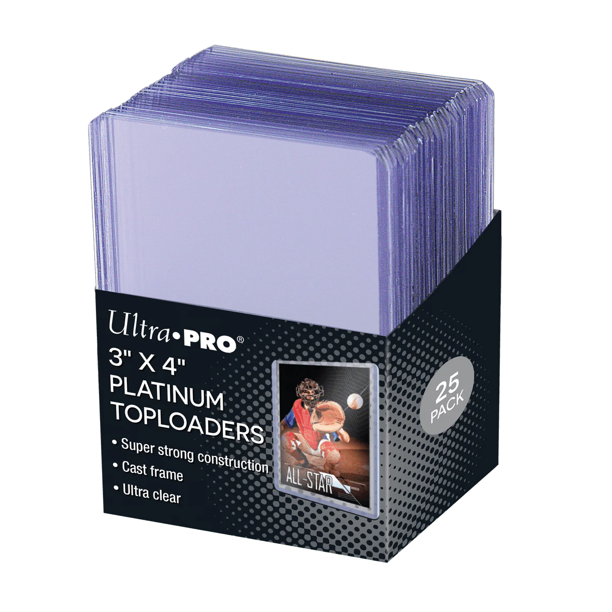 Ultra Pro | 3" x 4" Platinum | Toploader (25ct)
