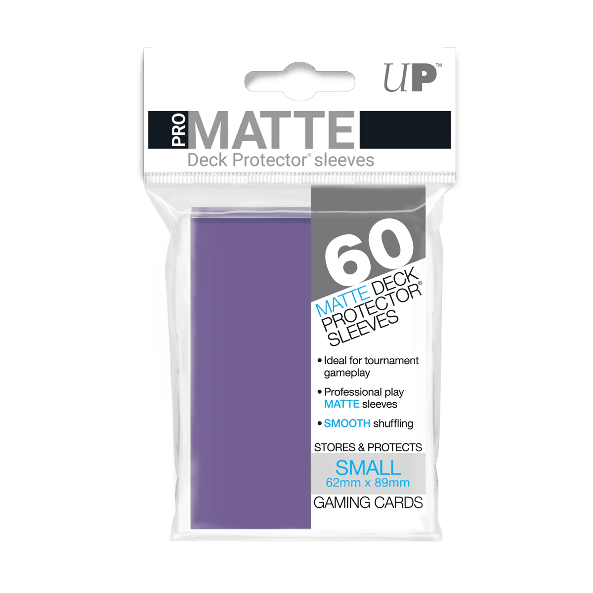Ultra Pro | PRO-MATTE - Purple | Small Deck Protector® Sleeves (60ct)