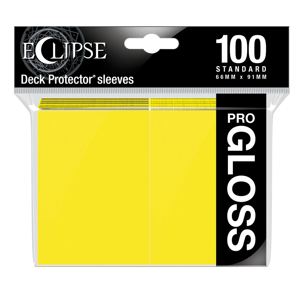 Ultra Pro | Eclipse Gloss - Lemon Yellow | Standard Sleeves (100ct)