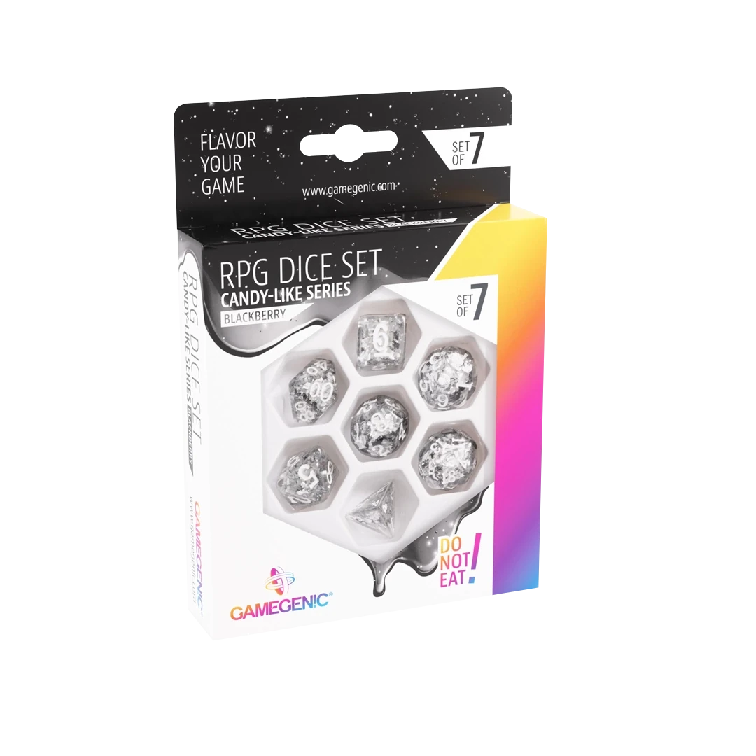 Gamegenic | RPG Dice Set | Candy-like Series Blackberry