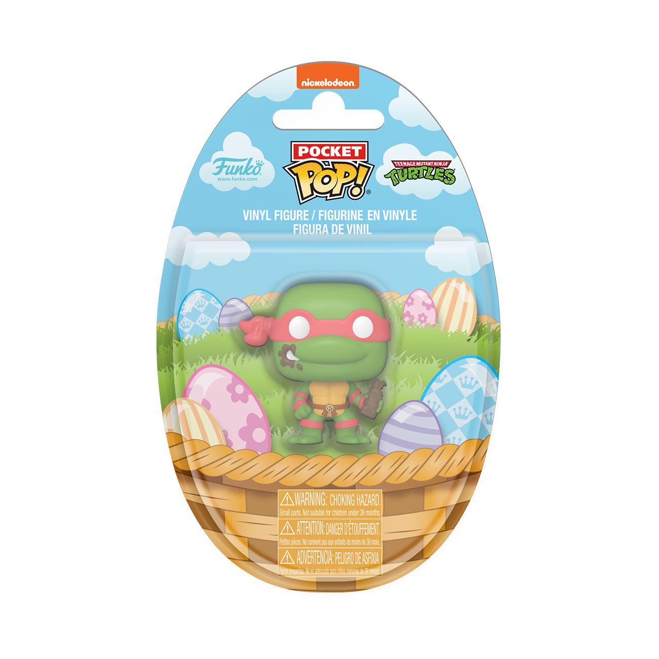 Pocket POP: Raphael with Chocolate Easter Bunny - Teenage Mutant Ninja Turtles