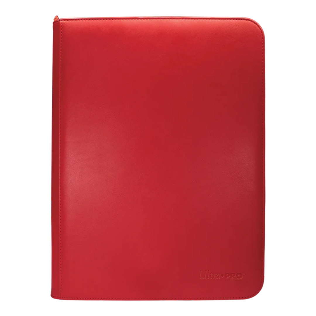 Ultra Pro | Vivid - Red | 9-Pocket Zippered PRO-Binder