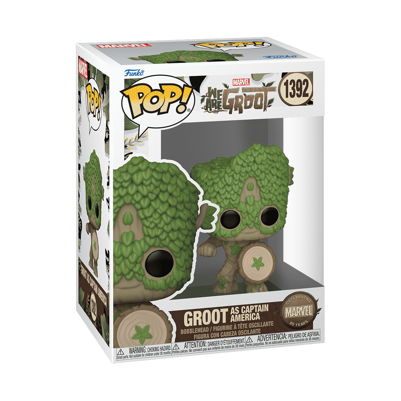 POP! Marvel: Groot as Captain America - We Are Groot
