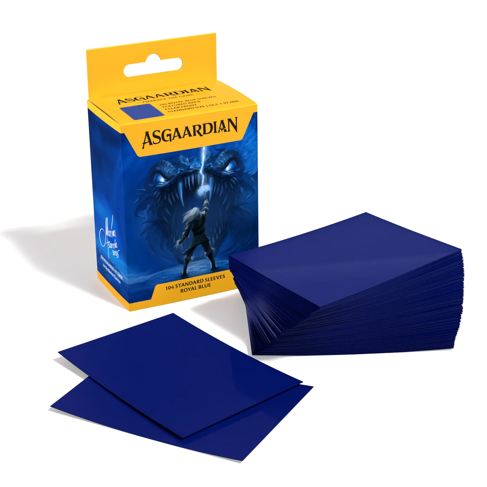 Asgaardian Aps | Royal Blue | 104 Standard Sleeves