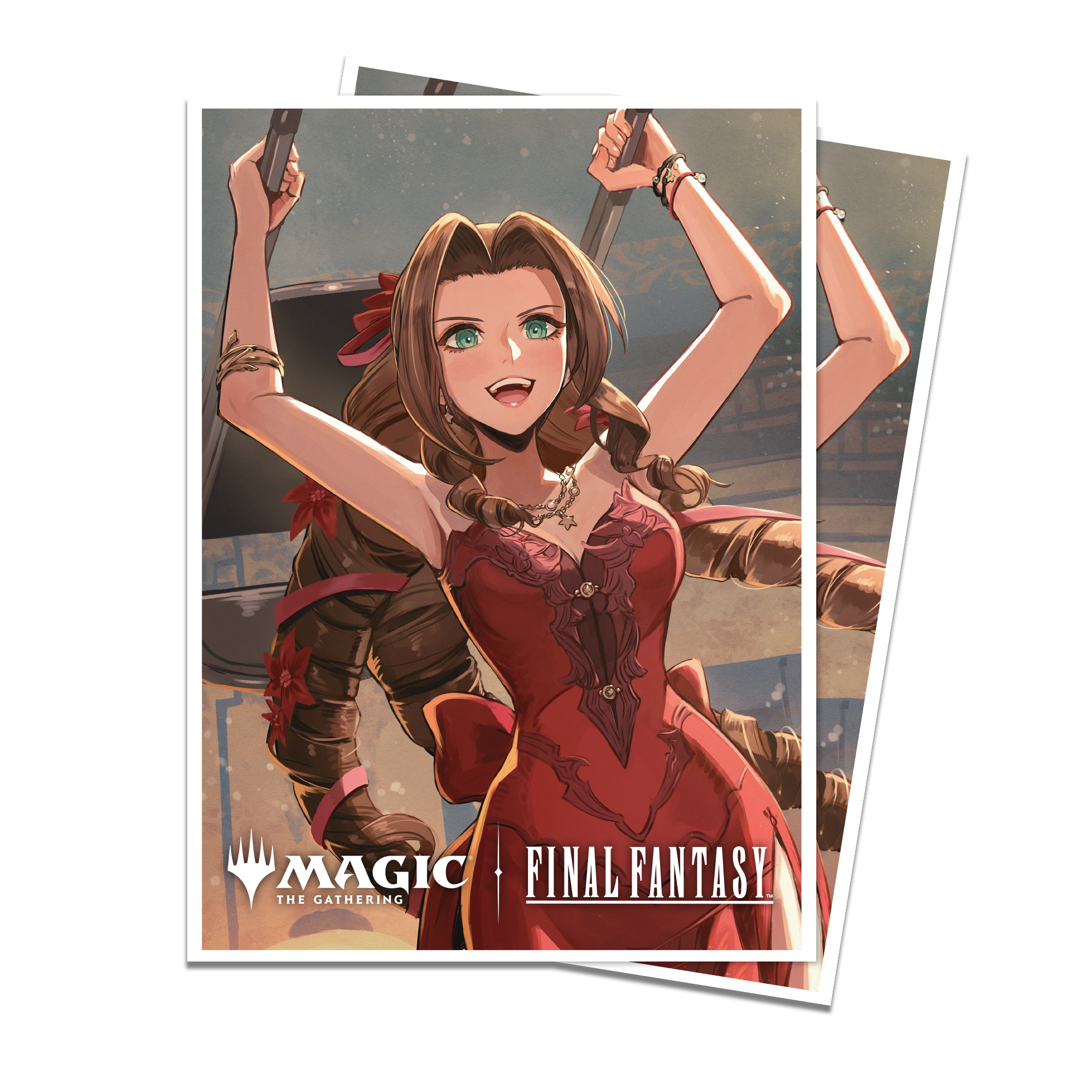 Ultra Pro | MTG - FINAL FANTASY - Aerith Gainsborough | 105pcs APEX DECK PROTECTOR Sleeves