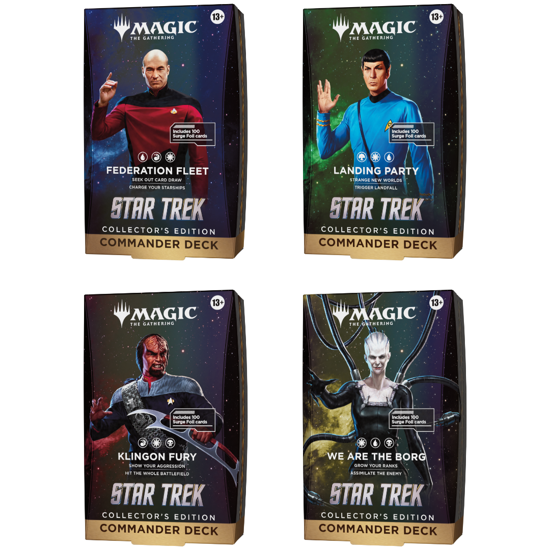 Magic: The Gathering | Star Trek | Collector Commander Decks (4 Stk.) (EN)