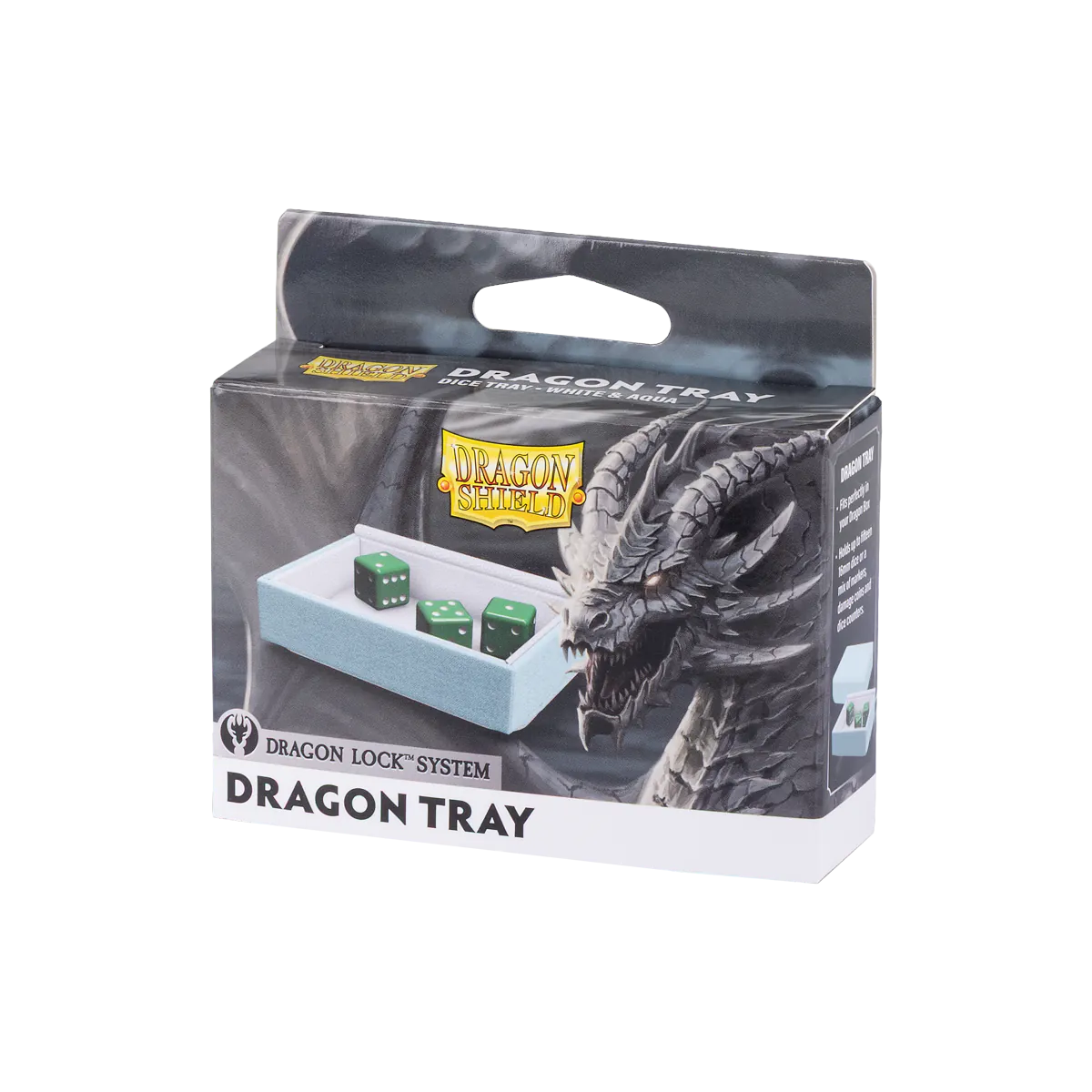 Dragon Shield | White & Aqua | Dragon Tray