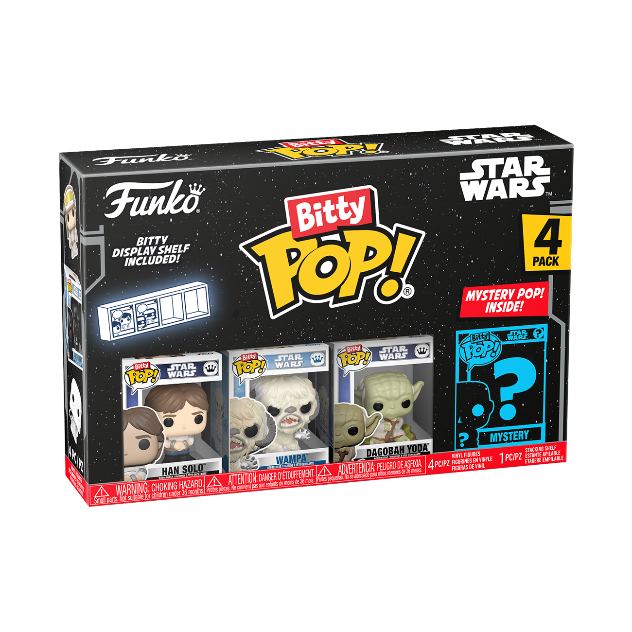 Bitty POP!: Han 4-Pack Series 3 - Star Wars
