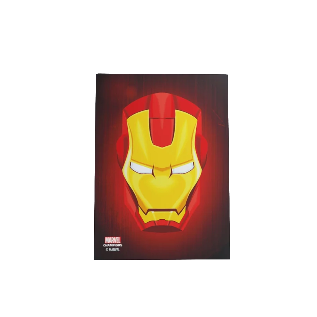 Gamegenic | Marvel Champions Sleeves | Iron Man (50+1)