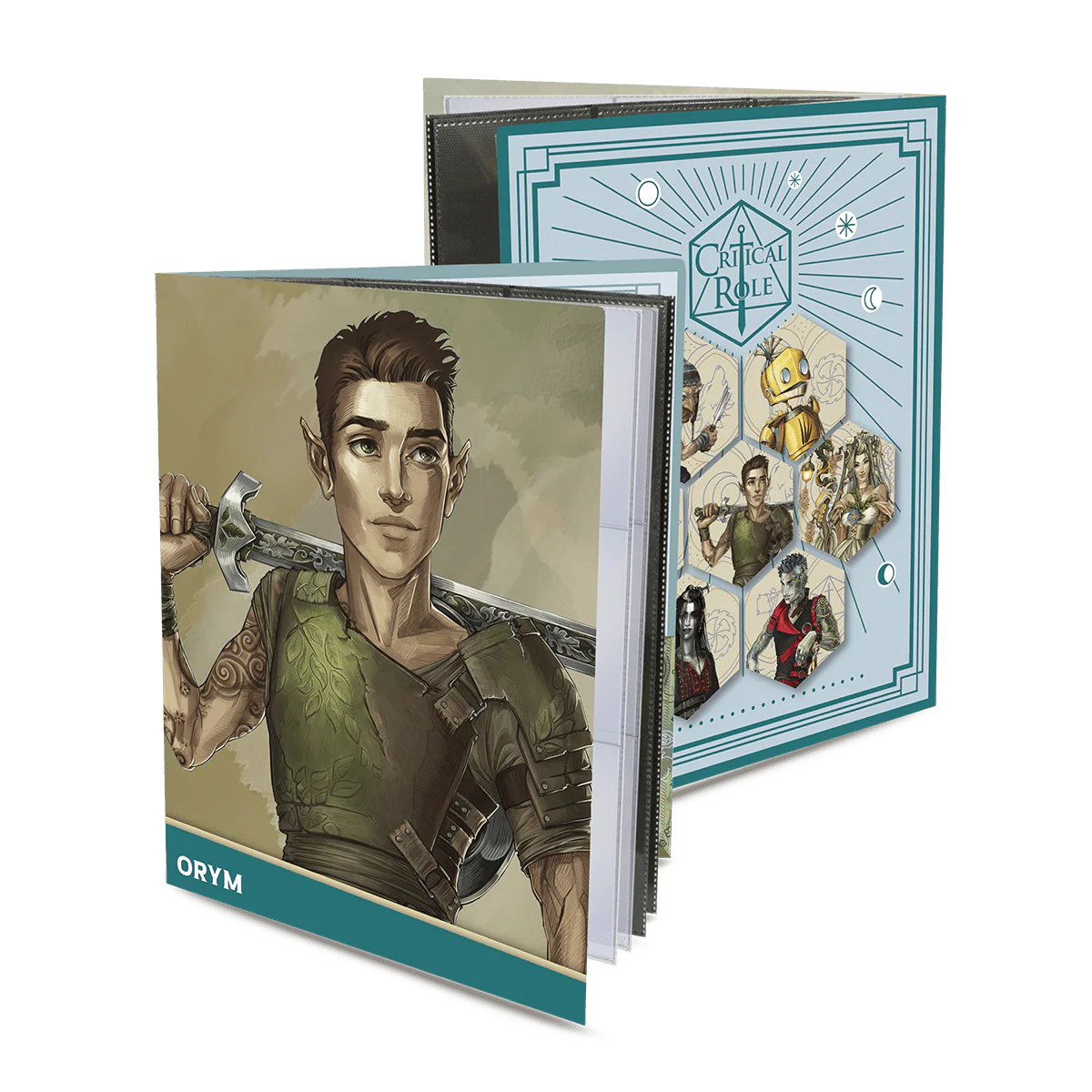 Ultra Pro: RPG Folio with Stickers featuring - Orym from Critical Role