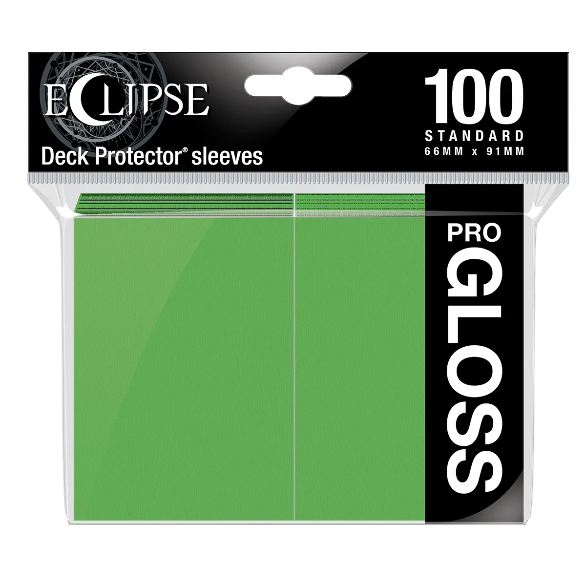 Ultra Pro - Eclipse Gloss Standard Sleeves: Lime Green