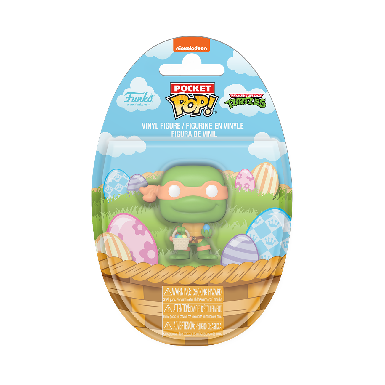 Pocket POP: Michelangelo with Easter Basket - Teenage Mutant Ninja Turtles
