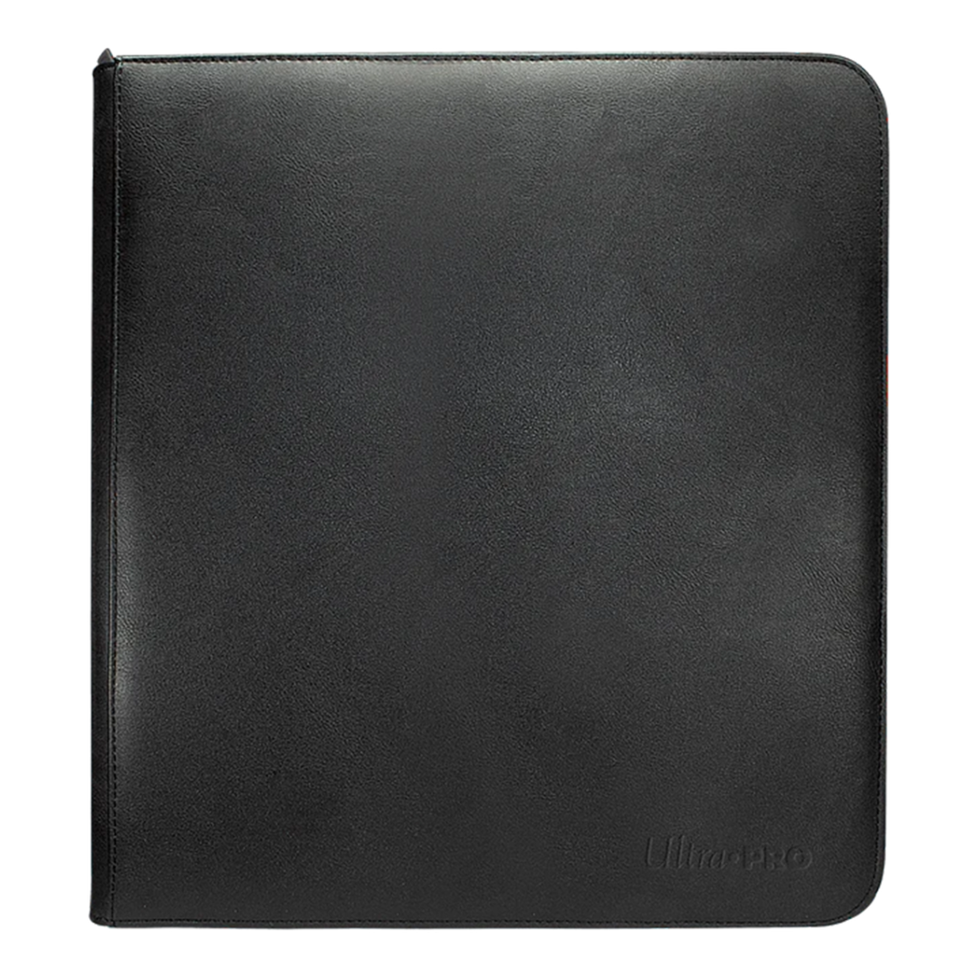 Ultra Pro | Vivid - Black | 12-Pocket Zippered PRO-Binder