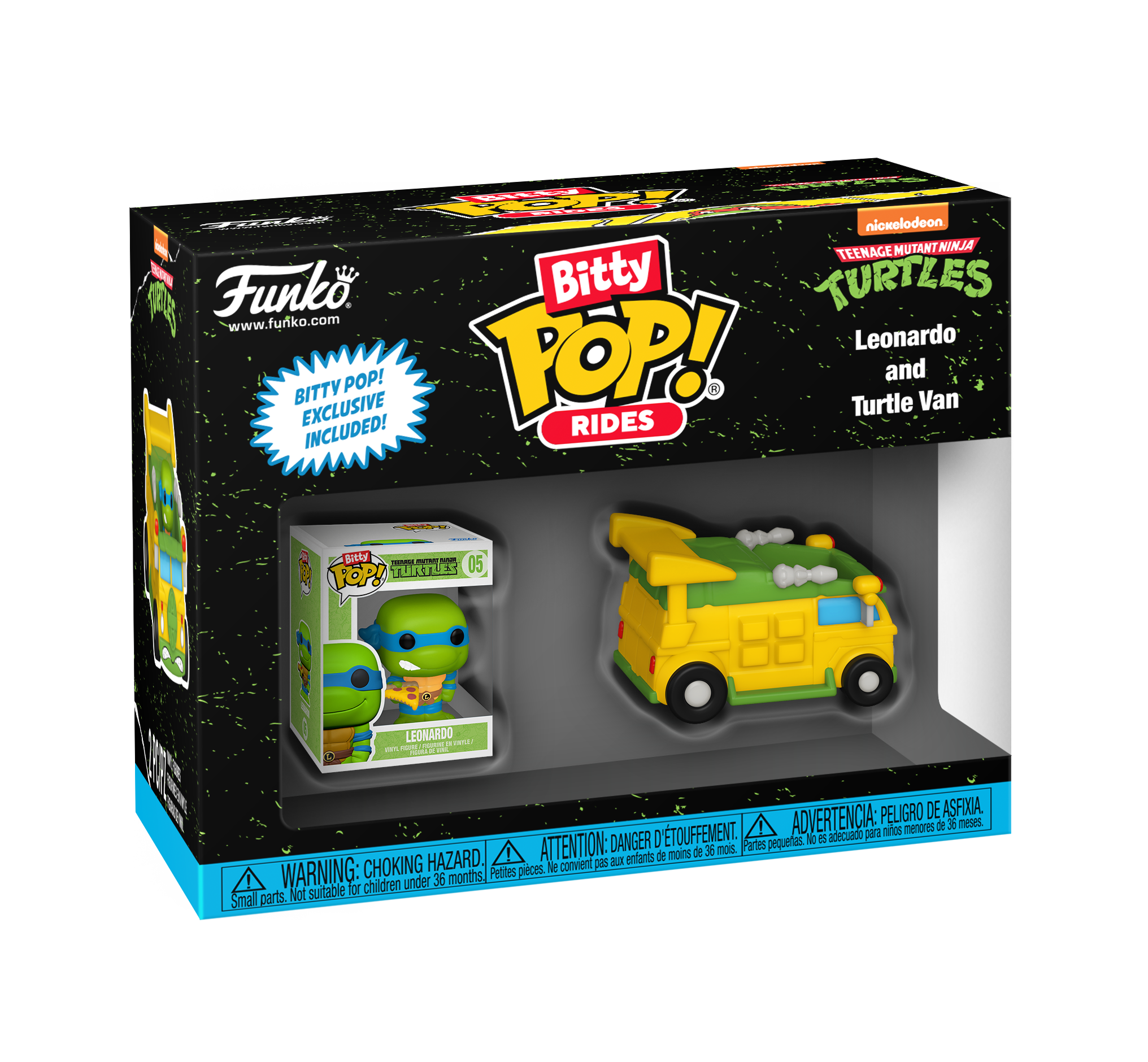 Bitty POP! Ride: Leonardo and Turtle Van - Teenage Mutant Ninja Turtles