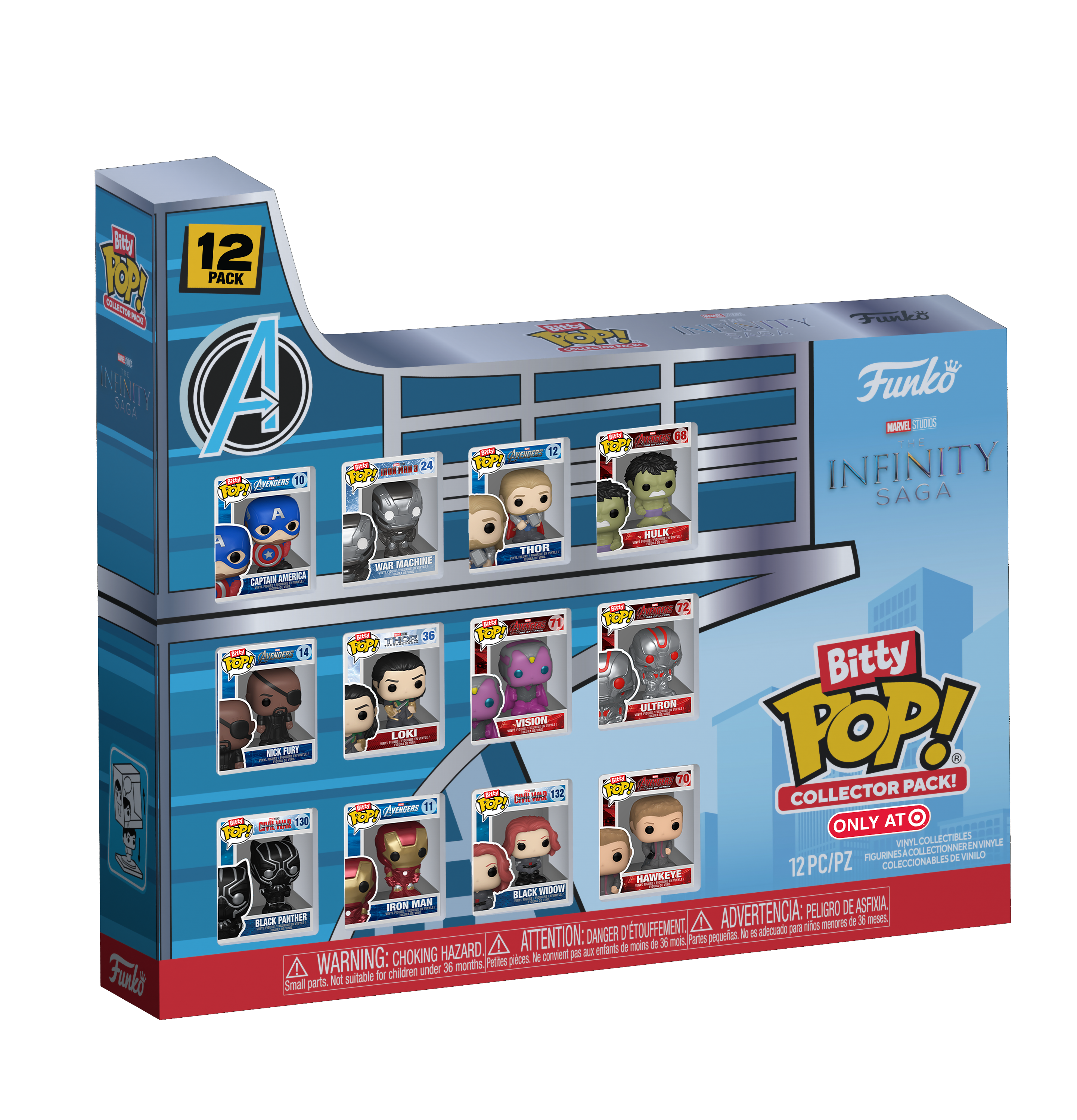 Bitty POP!: Collector Pack Avengers The Infinity Saga 12-Pack - Marvel