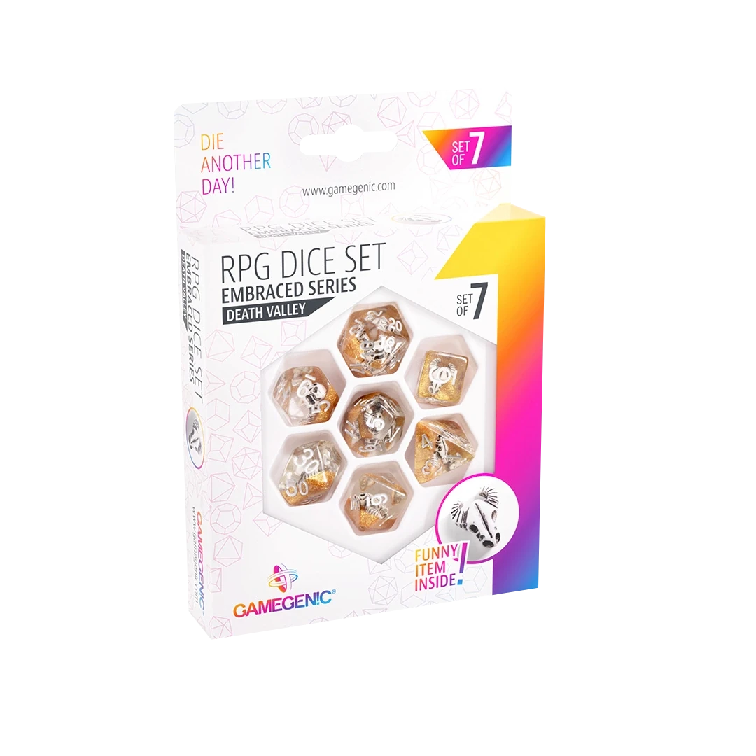 Gamegenic | RPG Dice Set | Embraced Series Death Valley