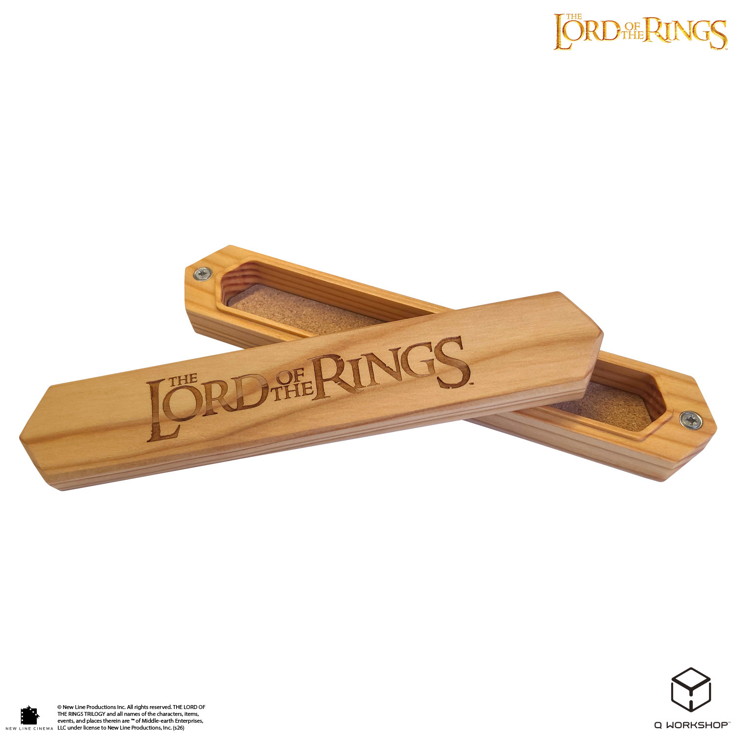 Q Workshop | Wooden Dice Box (Larch) | The Lord Of The Rings