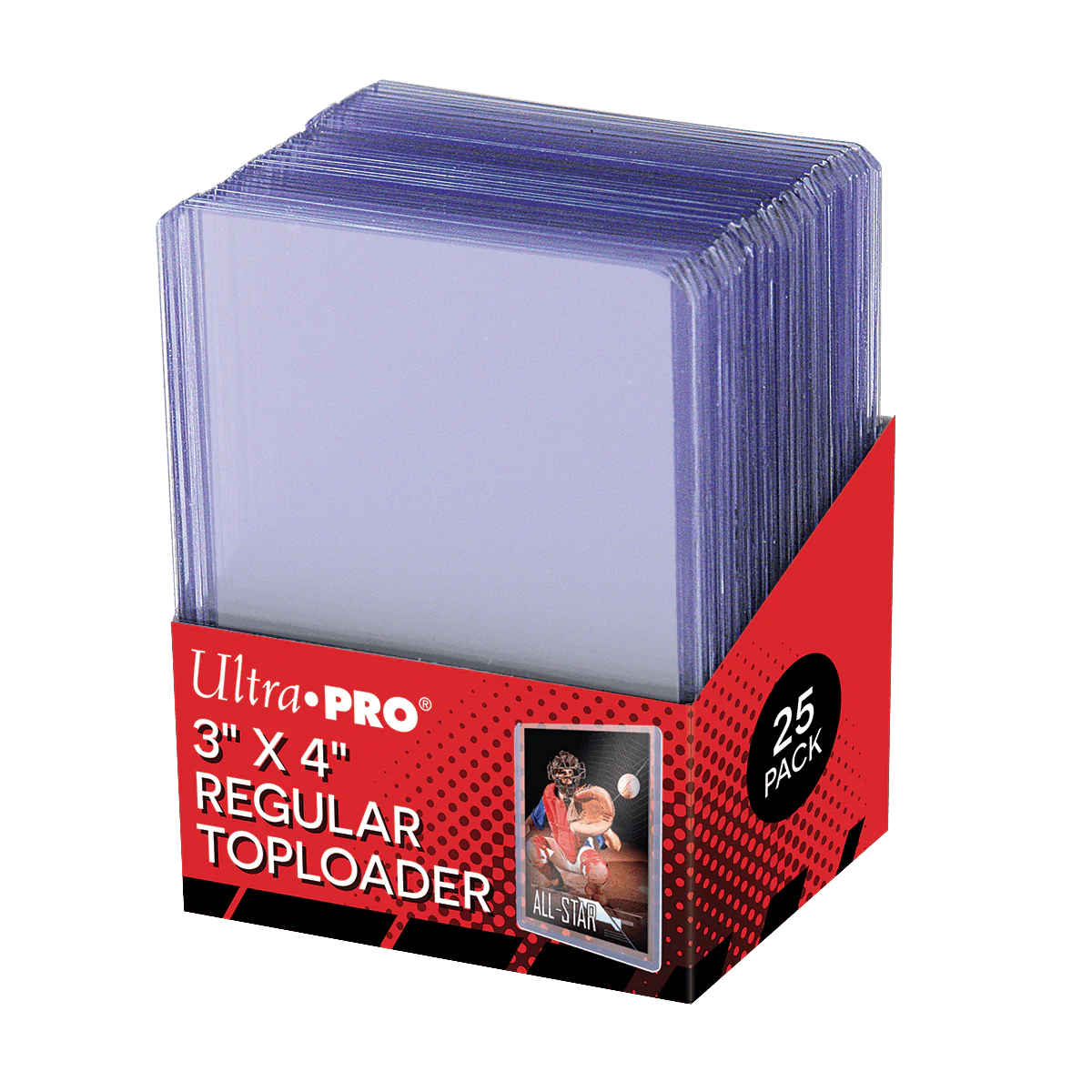 Ultra Pro |  3" x 4" Regular | Toploader (25ct)