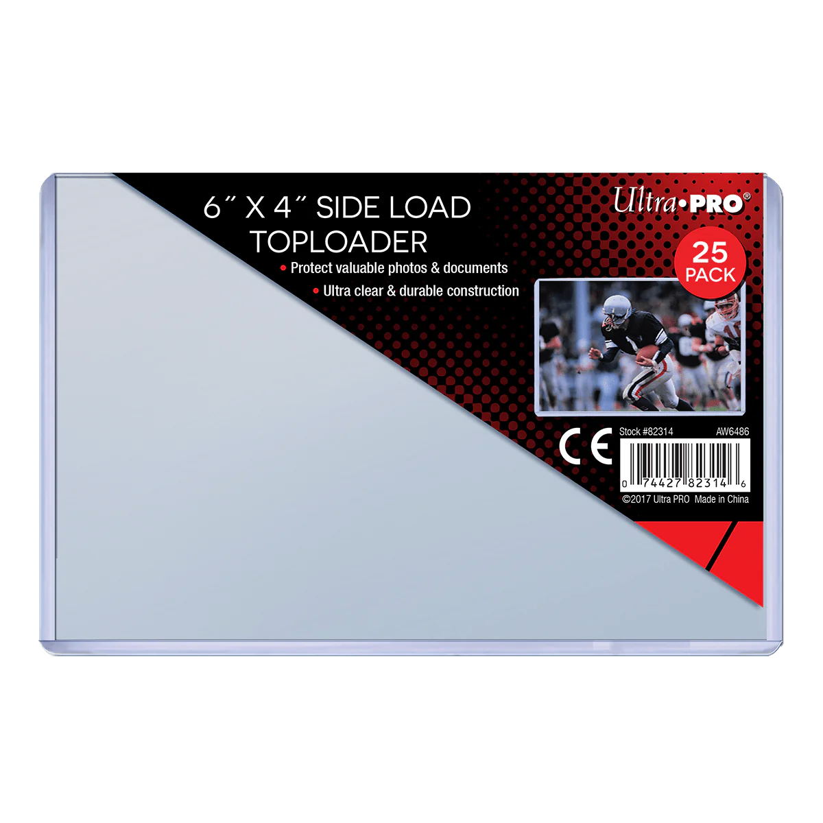 Ultra Pro | 6" x 4" Side Load | Toploader (25ct)