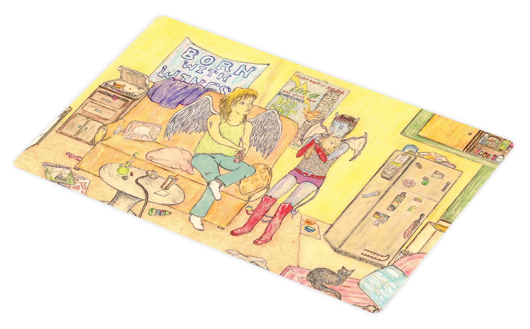 long mouth | Divine Probation | Playmat