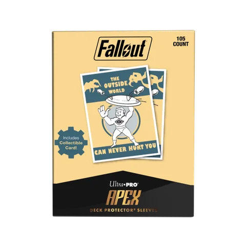 Ultra Pro | Fallout | Vault Boy - The Outside World 105ct APEX DECK PROTECTOR Sleeves
