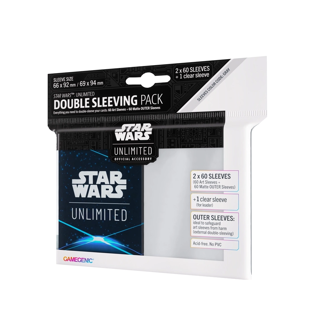 Gamegenic - Double Sleeving Pack - Star Wars Unlimited Space Blue
