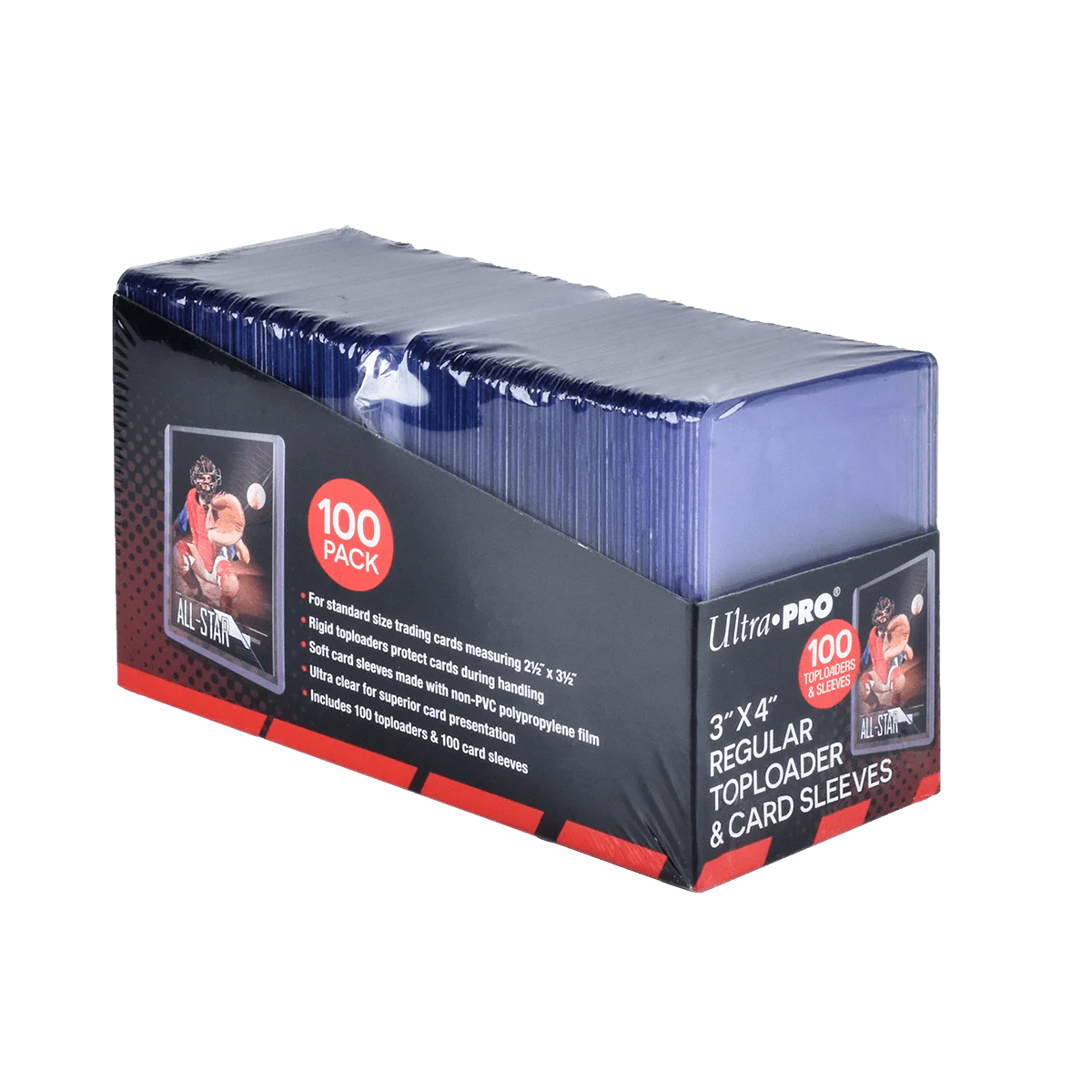 Ultra Pro | 3" x 4" Regular | Toploader und Soft Sleeves (100ct)