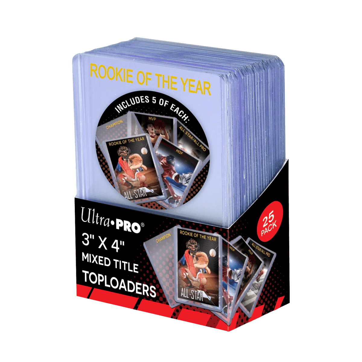 Ultra Pro | 3" x 4" Mixed Title | Toploader (25ct)