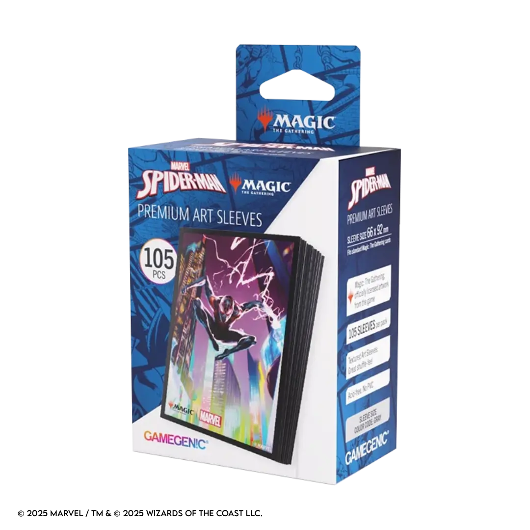 Gamegenic | Magic: The Gathering - Spider-Man / Miles Morales | Premium Art Sleeves (105 Stück)