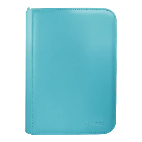 Ultra Pro | Vivid - Light Blue | 4-Pocket Zippered PRO-Binder
