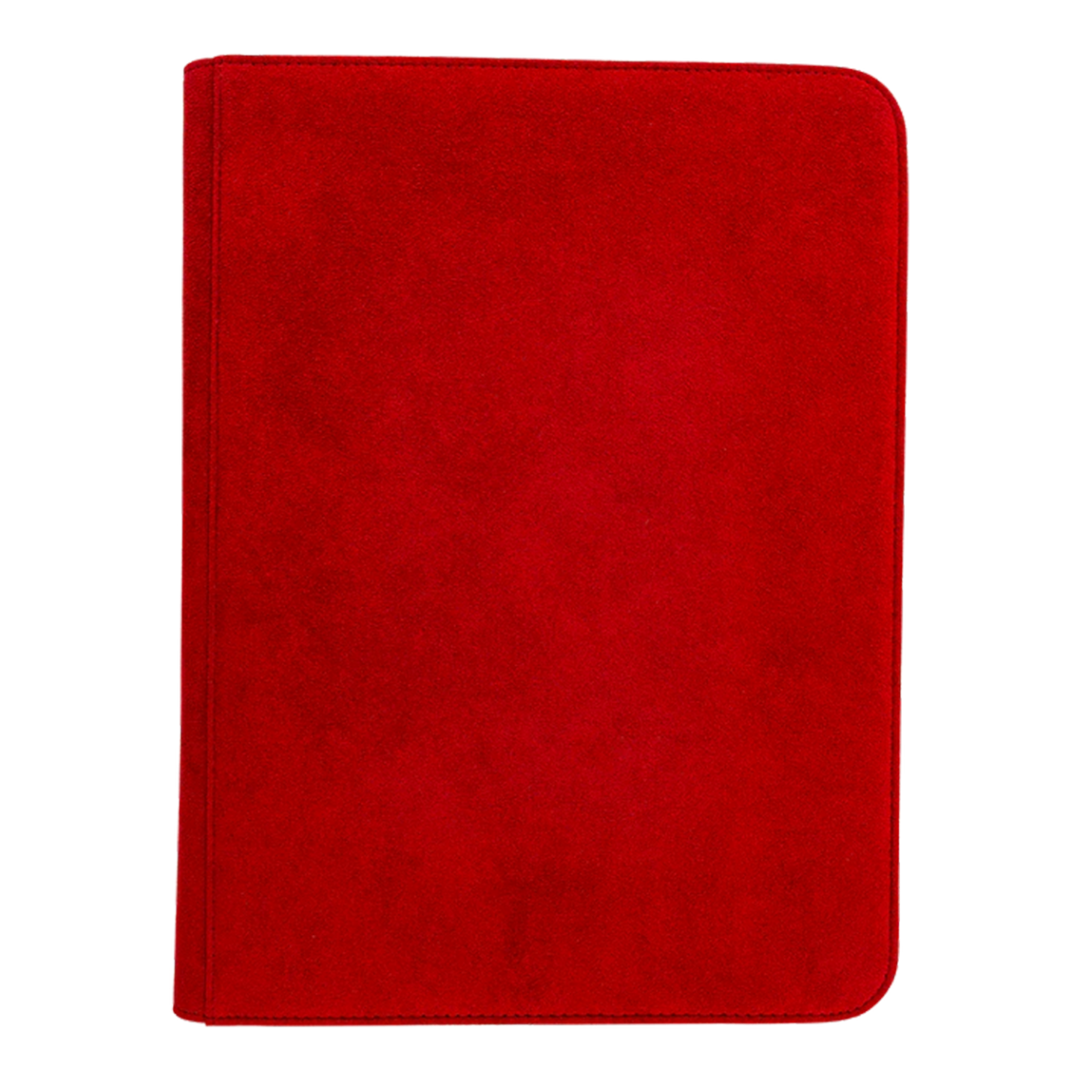 Ultra Pro | Vivid Deluxe - Red | 9-Pocket Zippered PRO-Binder