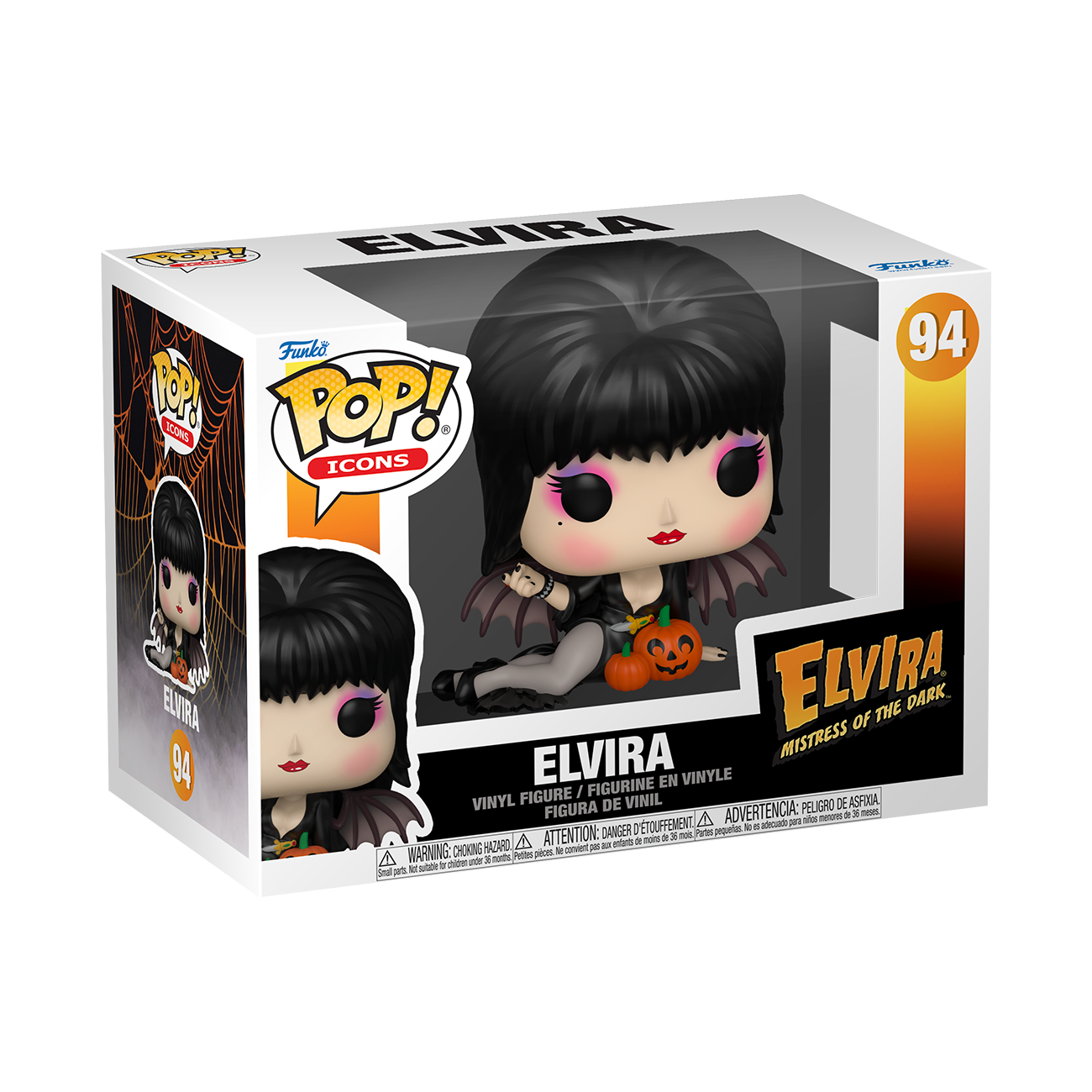 POP! Icons: Elvira with Pumpkins - Elvira