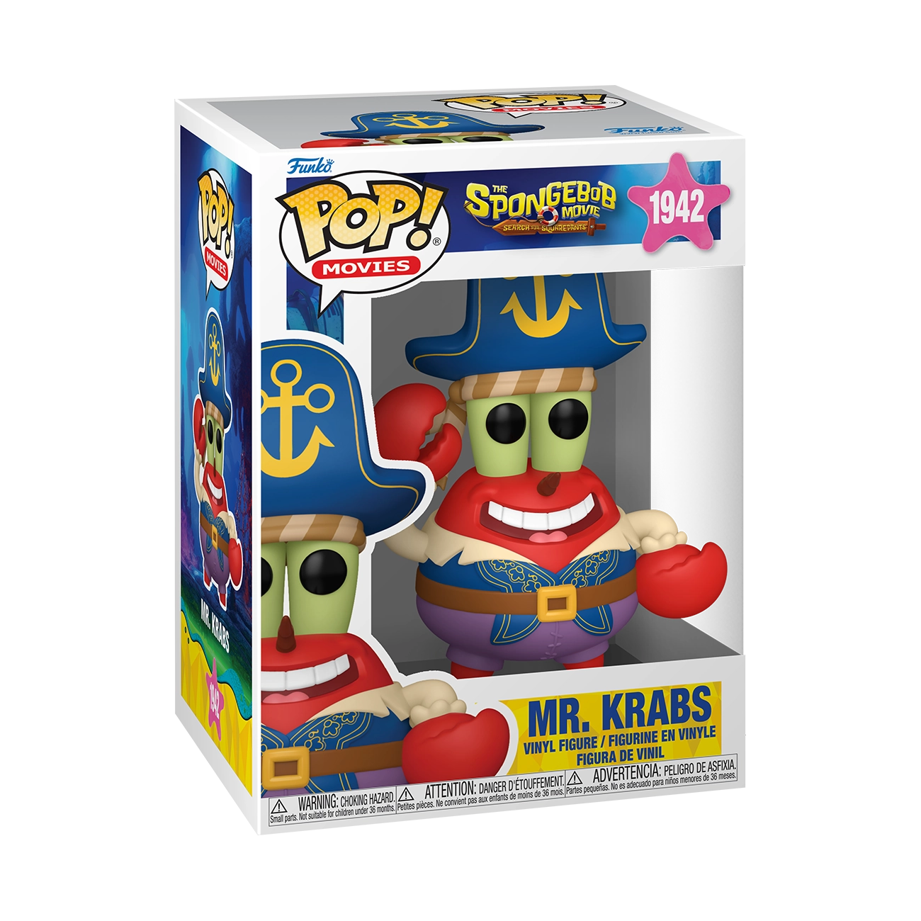 POP! Movies: Mr. Krabs (Pirate) - The SpongeBob Movie: Search for SquarePants